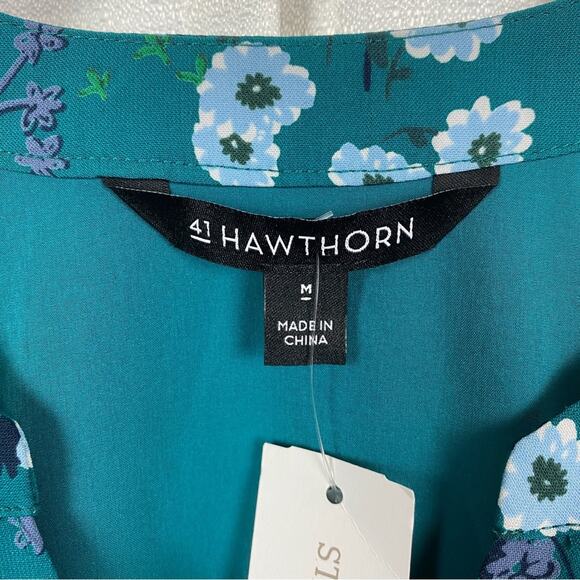 Stitch Fix 41 Hawthorn Teal Green Neal Dress Sz.M NWT - Picture 6 of 13
